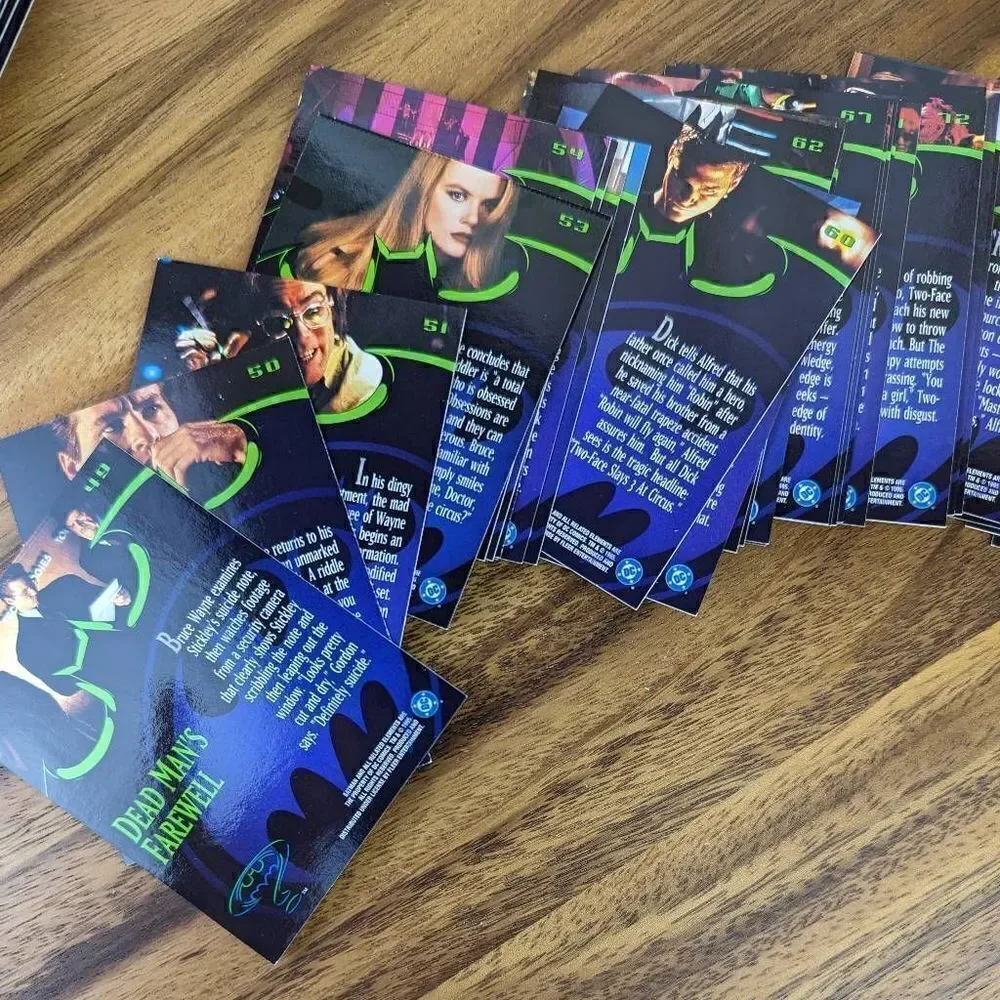 Batman Forever Fleer Ultra 95 Complete 149 Cards Trading Card Set 1999 DC Comics